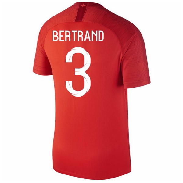 Camiseta Inglaterra 2ª Bertrand 2018 Rojo